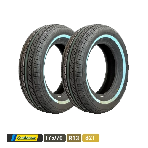 لاستیک کامفورسر مدل CF600 سایز 175/70r13 (دور سفید)